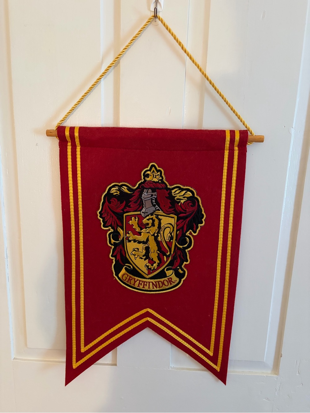 Warner Bros. Gryffindor Crest Banner in Red and Gold